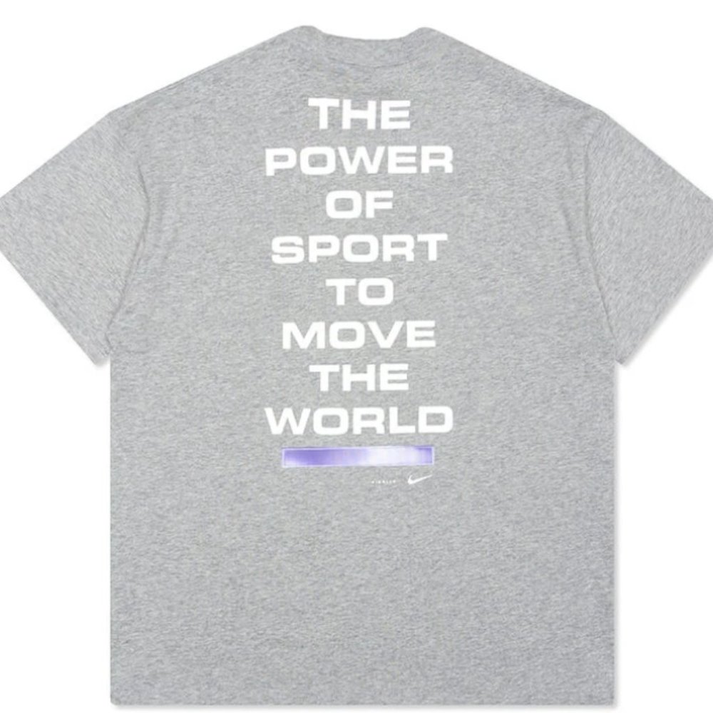 NikeLab Pigalle tshirt heather grey NRG sail